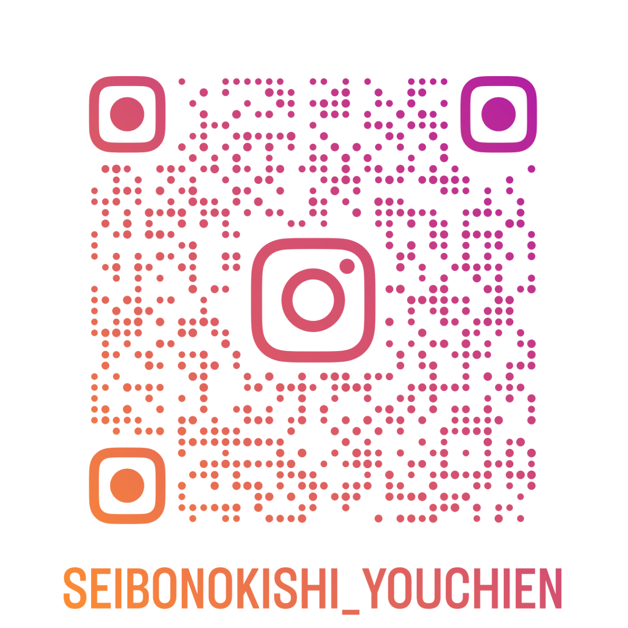 聖母の騎士幼稚園インスタグラムQRコード